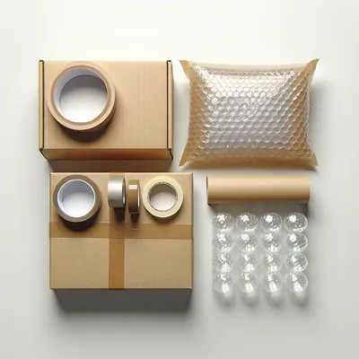 メルカリ 梱包資材セット（段ボール+緩衝材）