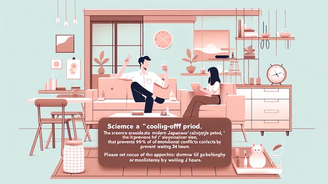 イラッとしたら24時間待て。