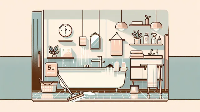 風呂掃除が「週1回5分」で済む。