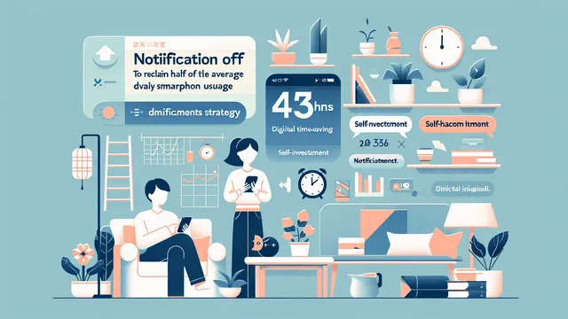 スマホの平均利用時間は1日4時間。