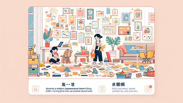 子どもの作品が家中に溢れて捨てられない。