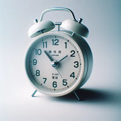 目覚まし時計 アナログ 静音 ライト付き
