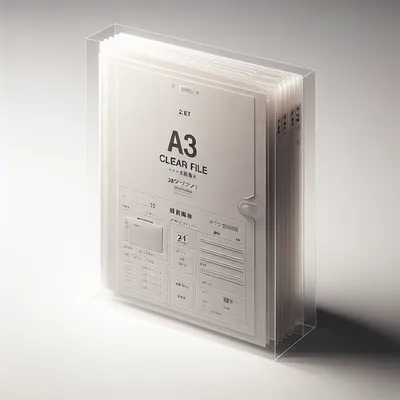 A3クリアファイル 20ポケット 2冊セット