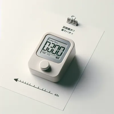 キッチンタイマー マグネット付き 大画面