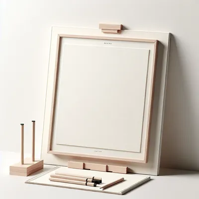 作品展示用 マグネットフレーム A4 2枚セット