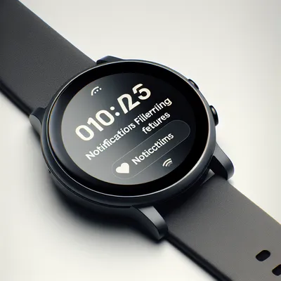 スマートウォッチ 通知フィルタリング機能付き