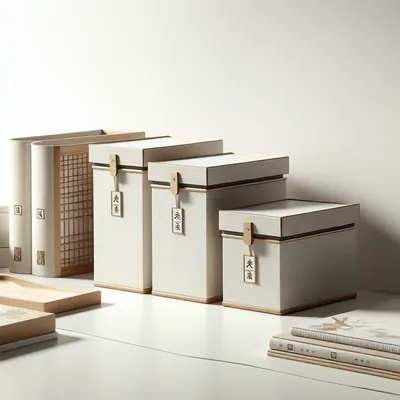 仮置き収納ボックス 蓋付き A4サイズ 3個セット